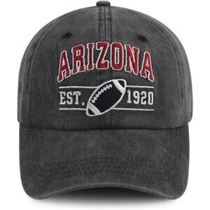 Unisex Baseball Cap Embroidered City Cotton Adjustable Dad Hat Football Fans